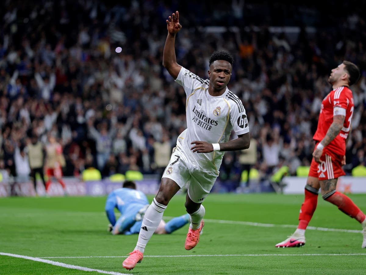 Vinicius deja atrás la polémica con Benfica y mete al Real Madrid en los octavos de final de la Champions League
