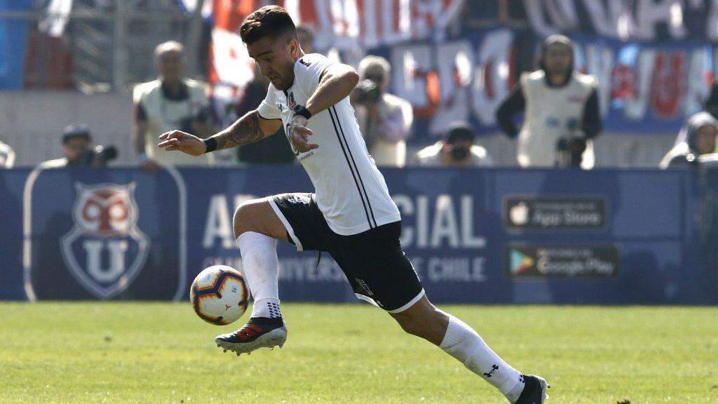 18 DE MAYO DE 2019/SANTIAGOMatias Zaldivia  durante el partido valido por la fecha 13 del Campeonato Nacional AFP PlanVital 2019, entre Universidad de Chile vs Colo Colo disputado en el Estadio Nacional
FOTO: MARIO DAVILA/AGENCIAUNO
