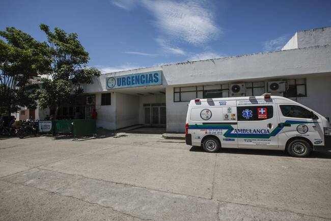 Un centro de asistencia sanitaria en el municipio El Espinal del departamento de Tolima, ubicado en el centro oeste de Colombia.
