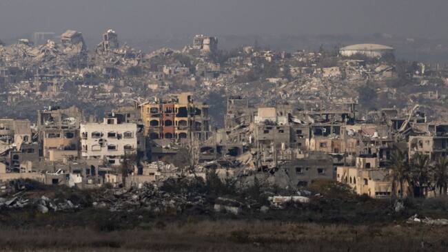 Imagen de la destrucción que queda en la Franja de Gaza en Palestina por los continuos ataques militares de Israel