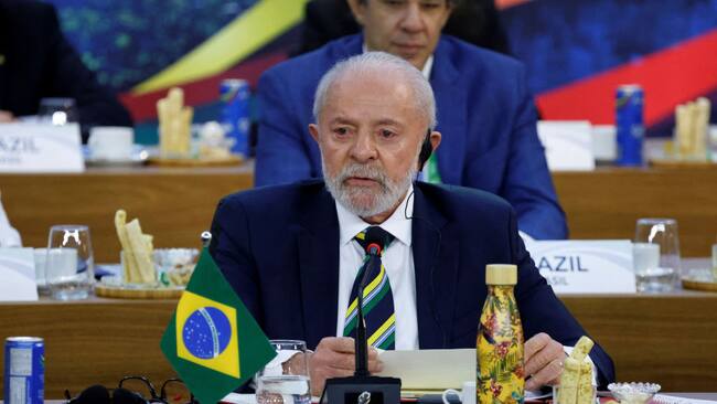 El presidente de Brasil, Lula da Silva, habla en la cumbre del G20 celebrada en la ciudad de Río de Janeiro