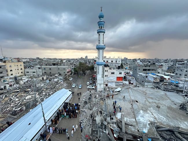 La vida en la ciudad de Rafah en la Franja de Gaza, en medio de los ataques aéreos de Israel contra la zona sur del enclave de Palestina.