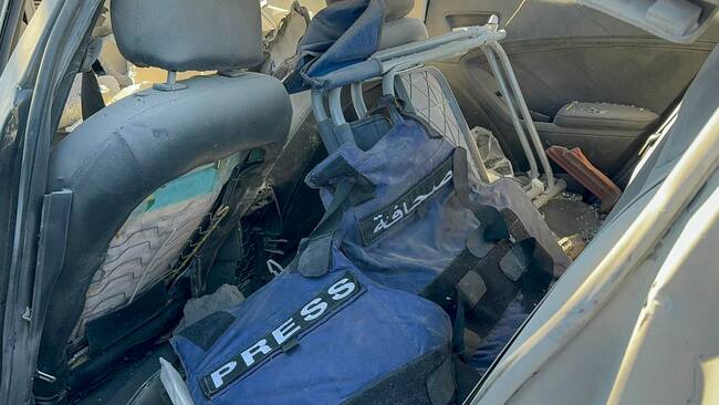 Israel asesina a tres periodistas y un camarógrafo en un nuevo bombardeo sobre el territorio del Líbano