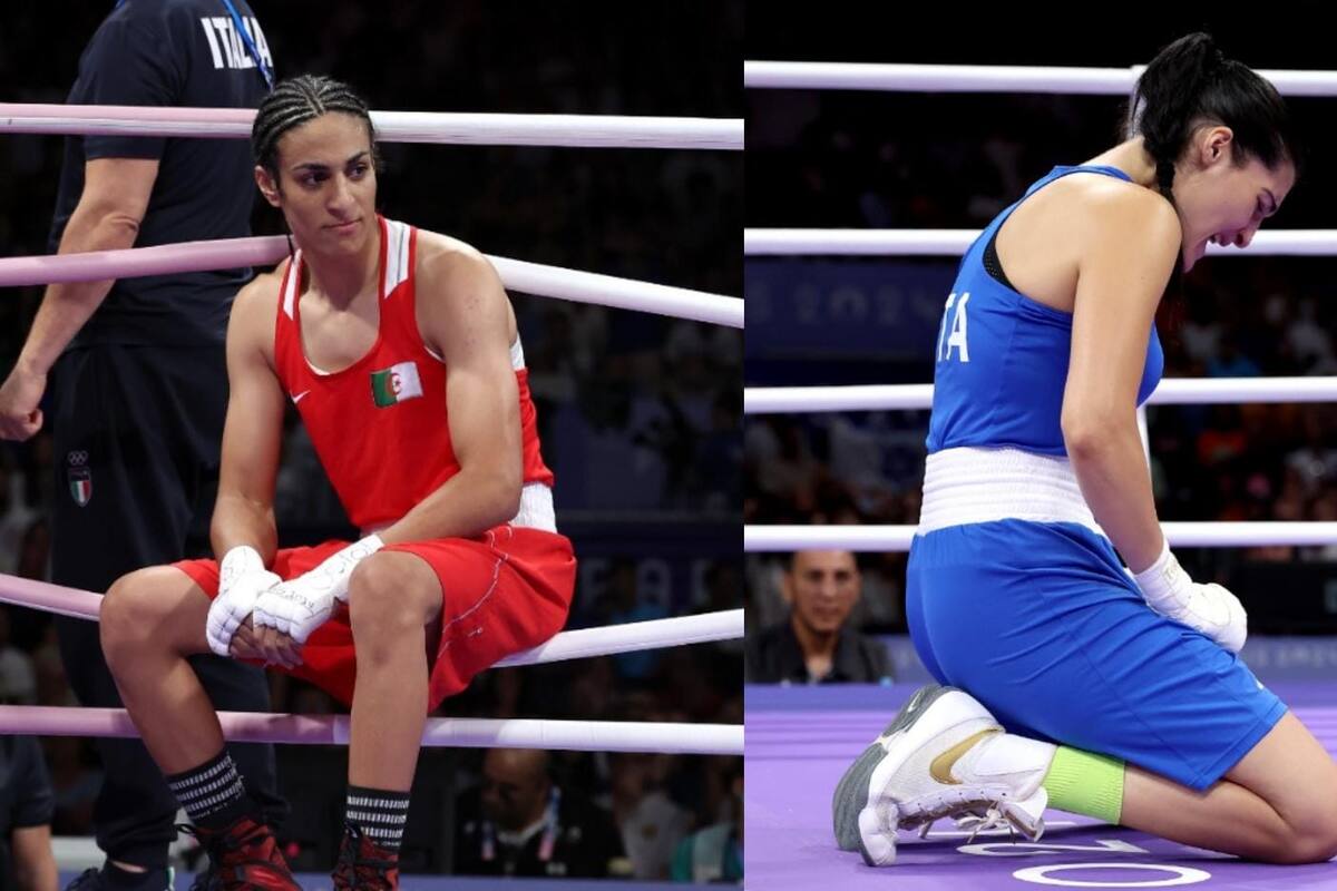 Italiana Boxeando Polémica en París 2024: boxeadora italiana abandona su pelea contra ...