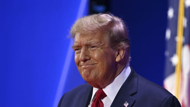 Donald Trump da un discurso en la Conferencia de Acción Política Conservadora en el Resort Gaylord National de Maryland en Estados Unidos.