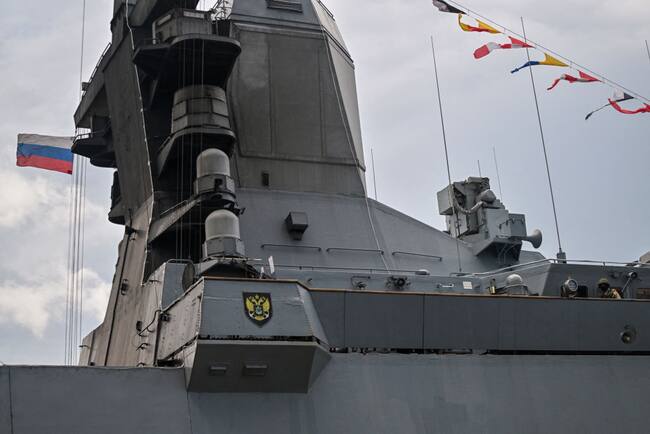 Un buque de combate de Rusia es parte de las maniobras navales conjuntas con la Armada de Indonesia en el Índico