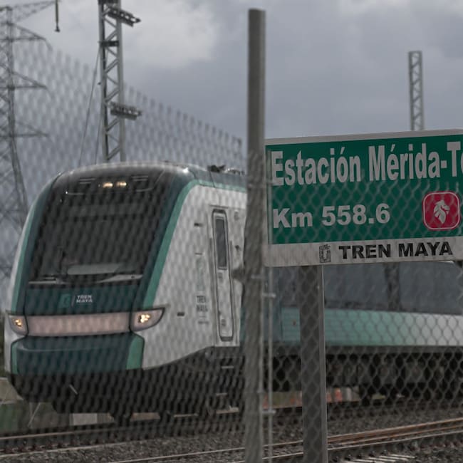 El Tren Maya de México tuvo la inauguración de su primer tramo entre Campeche y Cancún, en la provincia de Yucatán, con la asistencia del presidente.