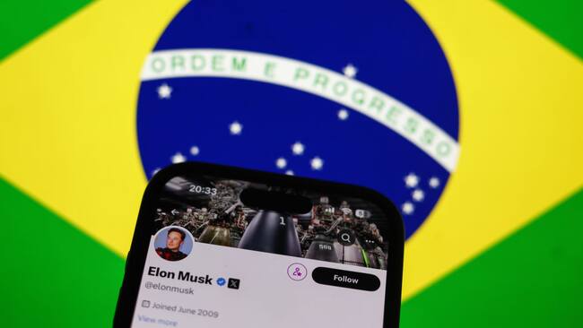 Imagen ilustrativa de la disputa entre la justicia de Brasil y la red social X de Elon Musk