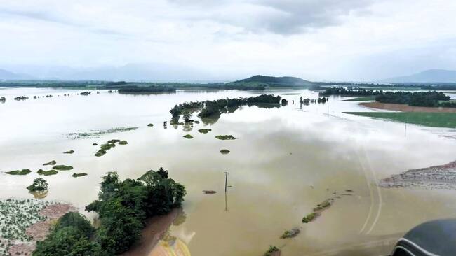 Las graves inundaciones que provocó el paso del Ciclón Jasper por el Estado de Queensland en Australia.